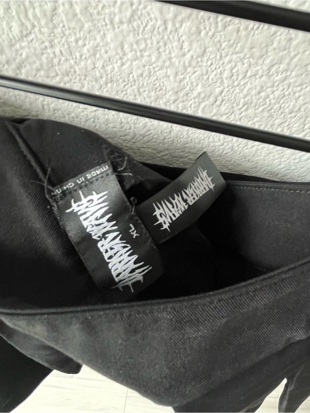 FILTER ASYMMETRICAL PLEATED SKIRT Black Mini-Darker Wavs, Dolls Kill - Picture 6 of 7